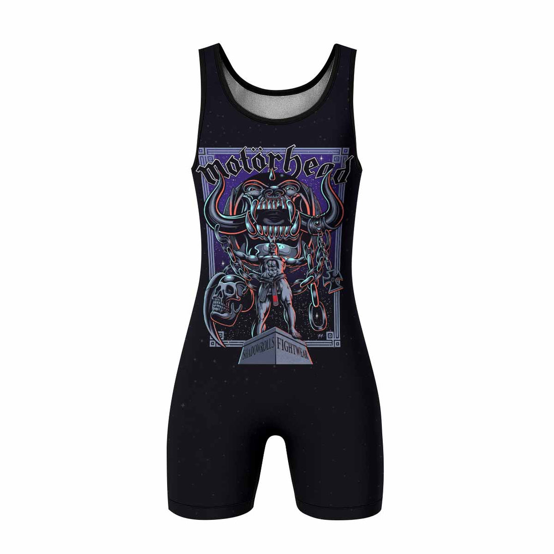 Motörhead England 1978 Wrestling Singlet - front and back view