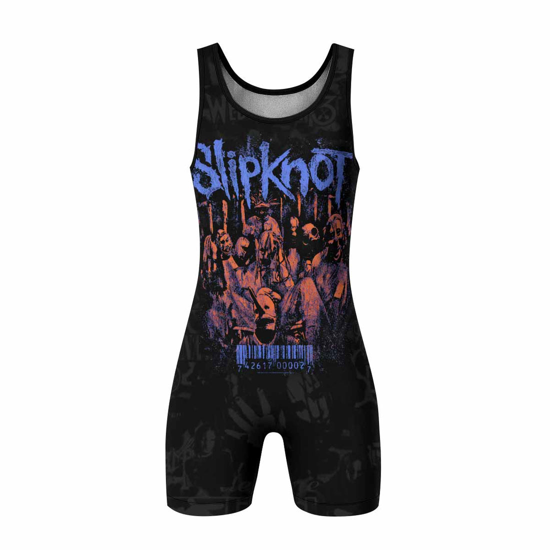 Slipknot Welcome To 1999 Wrestling Singlet - front and back view