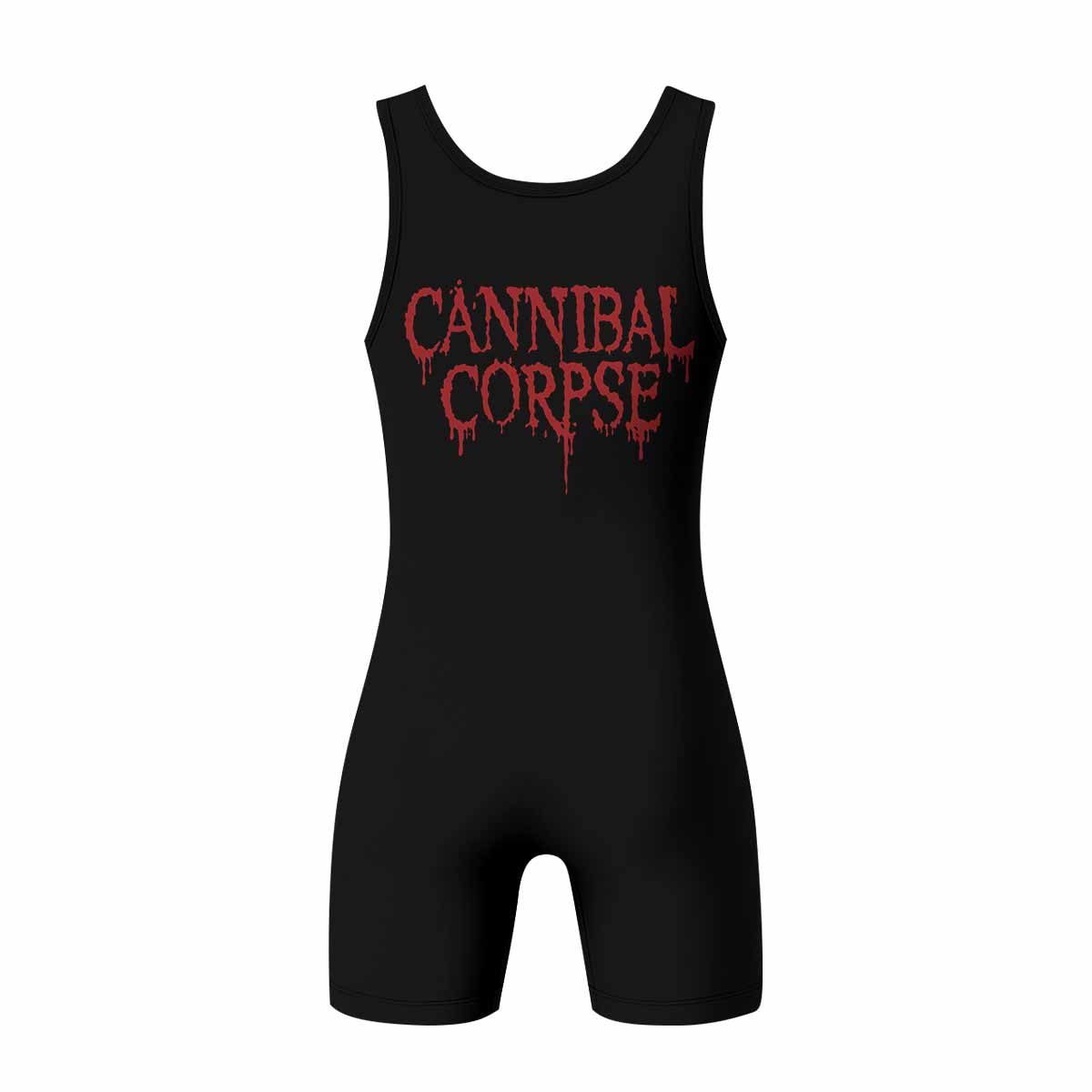 Butchered at Birth Cannibal Corpse Wrestling Singlet - back view mockup