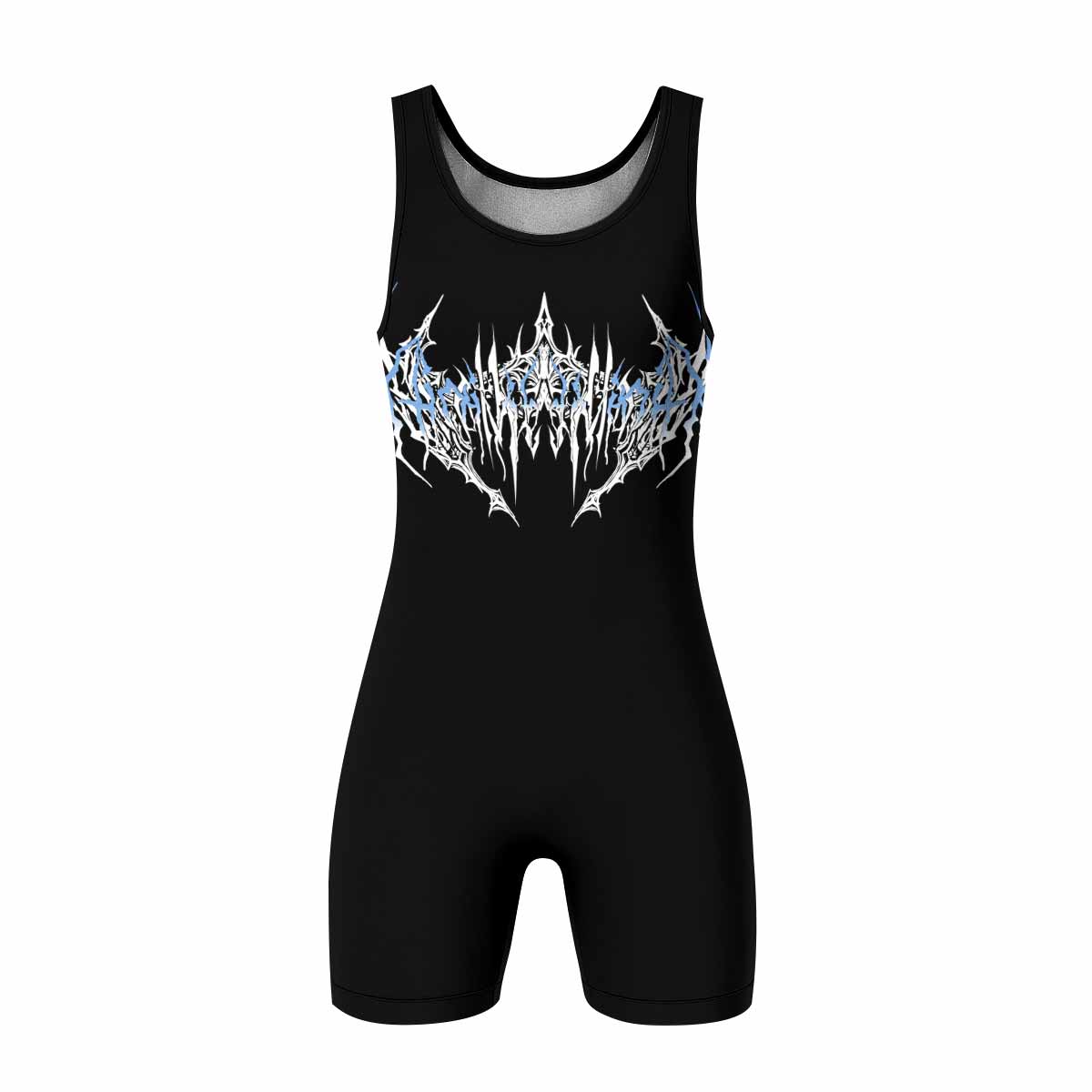 Abyssal Dominion Wrestling Singlet - front view mockup
