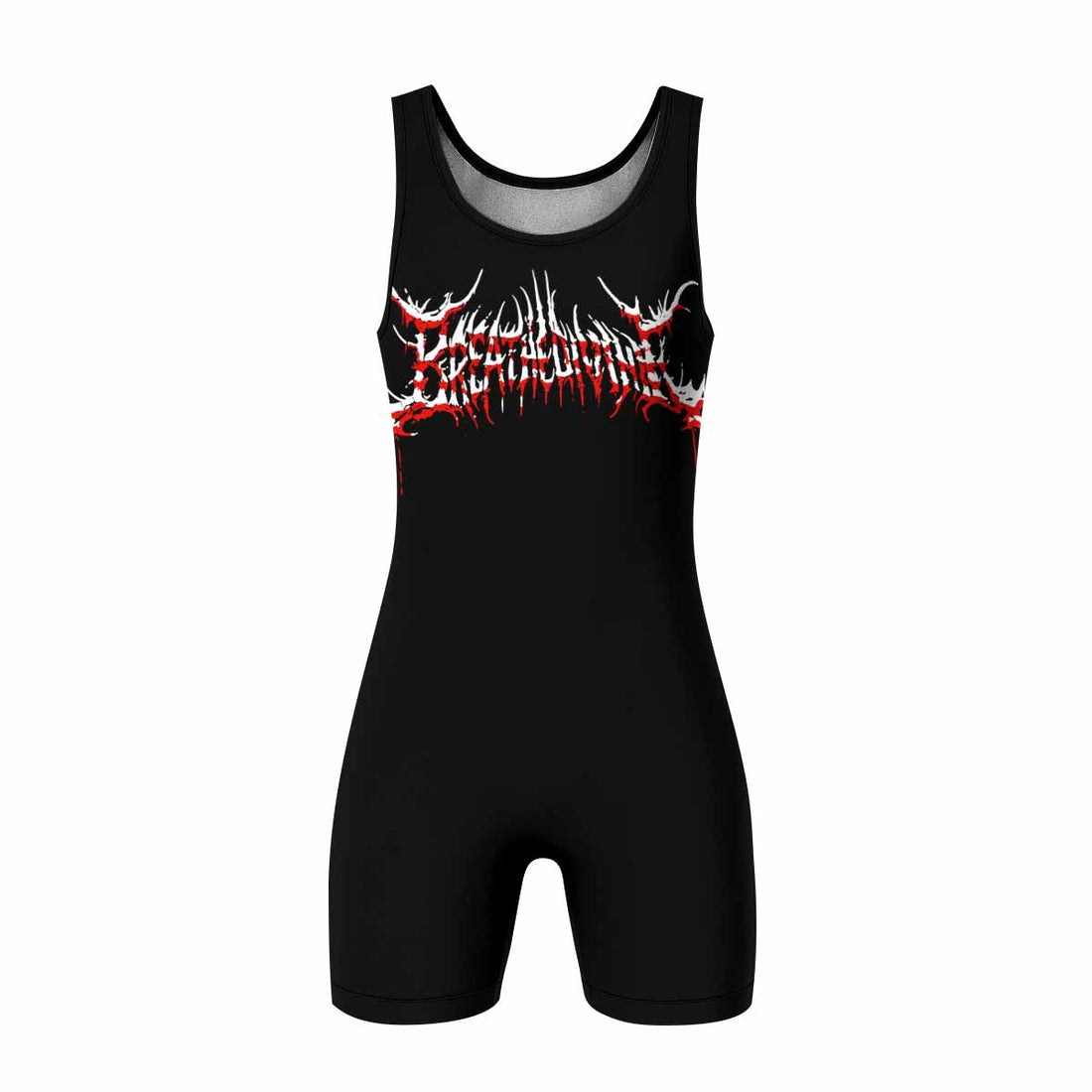 Crimson Seraphim Wrestling Singlet - front and back view