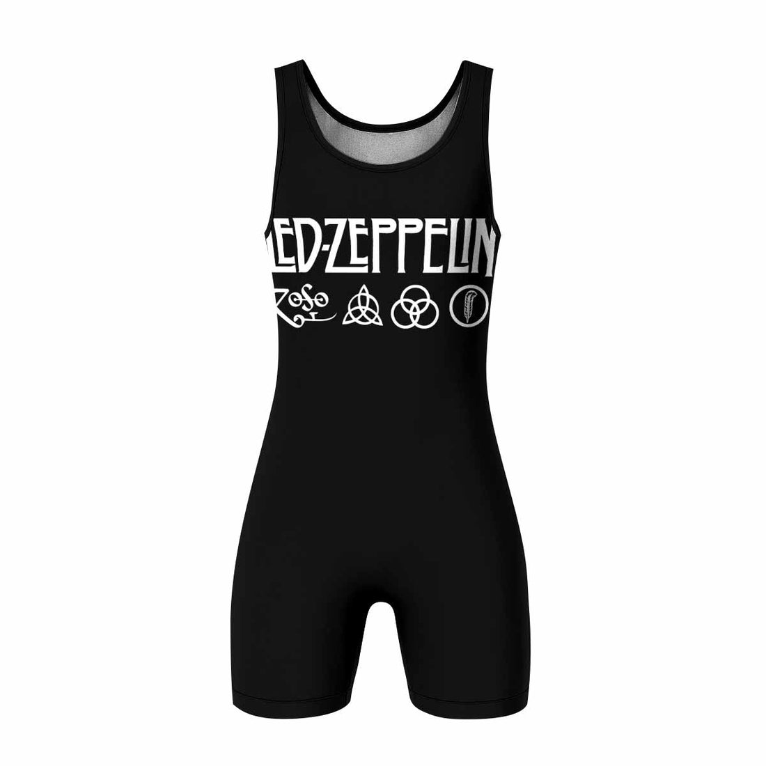 Led Zeppelin Wrestling Singlet - front and back view