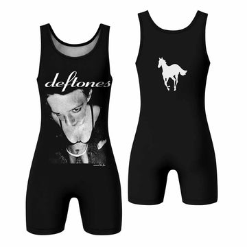 Deftones Around the Fur Wrestling Singlet - front and back view