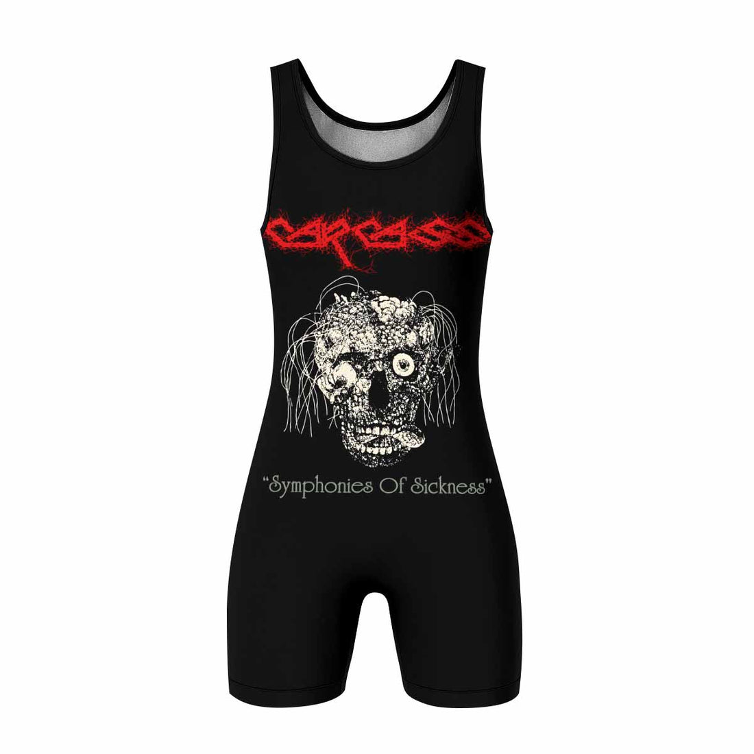 Carcass Symphonies of Sickness Wrestling Singlet - front and back view
