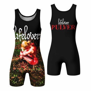 Lifelover Pulver Wrestling Singlet - front and back view
