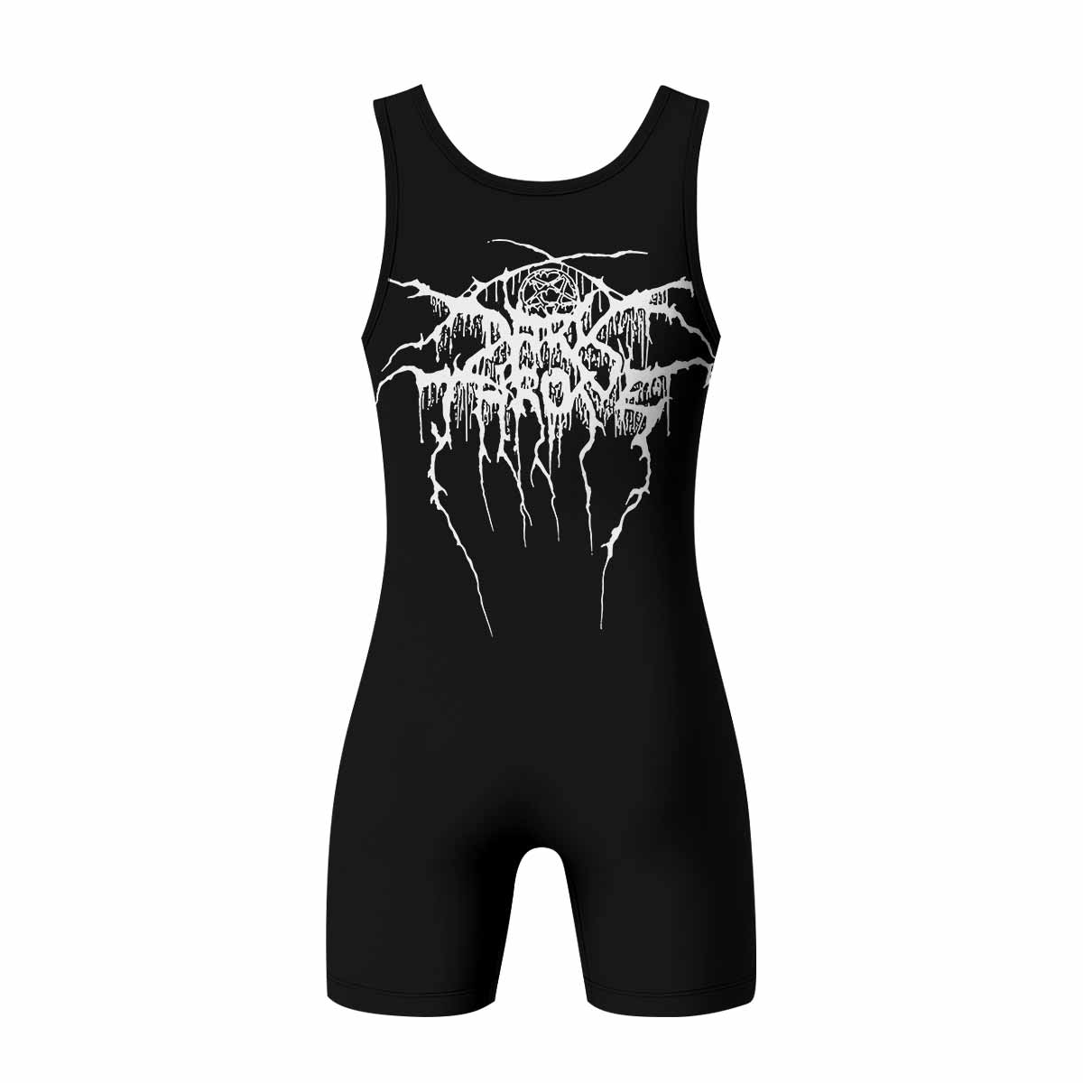 Darkthrone A Blaze in the Northern Sky Wrestling Singlet - back view mockup