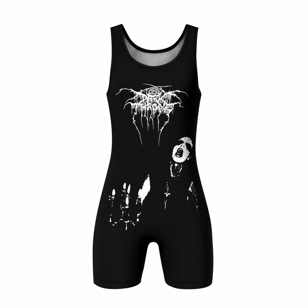 Darkthrone Transilvanian Hunger Wrestling Singlet - front view mockup