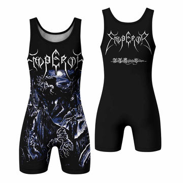 Emperor In the Nightside Eclipse Wrestling Singlet - front and back view