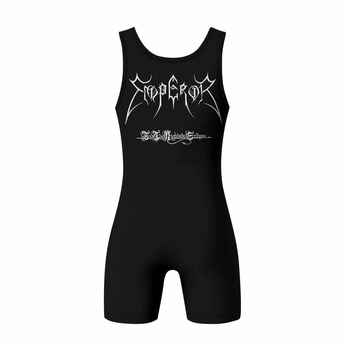 Emperor In the Nightside Eclipse Wrestling Singlet - back view mockup