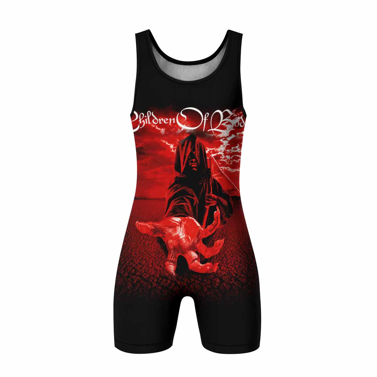 Children of Bodom Something Wild Wrestling Singlet - front view mockup