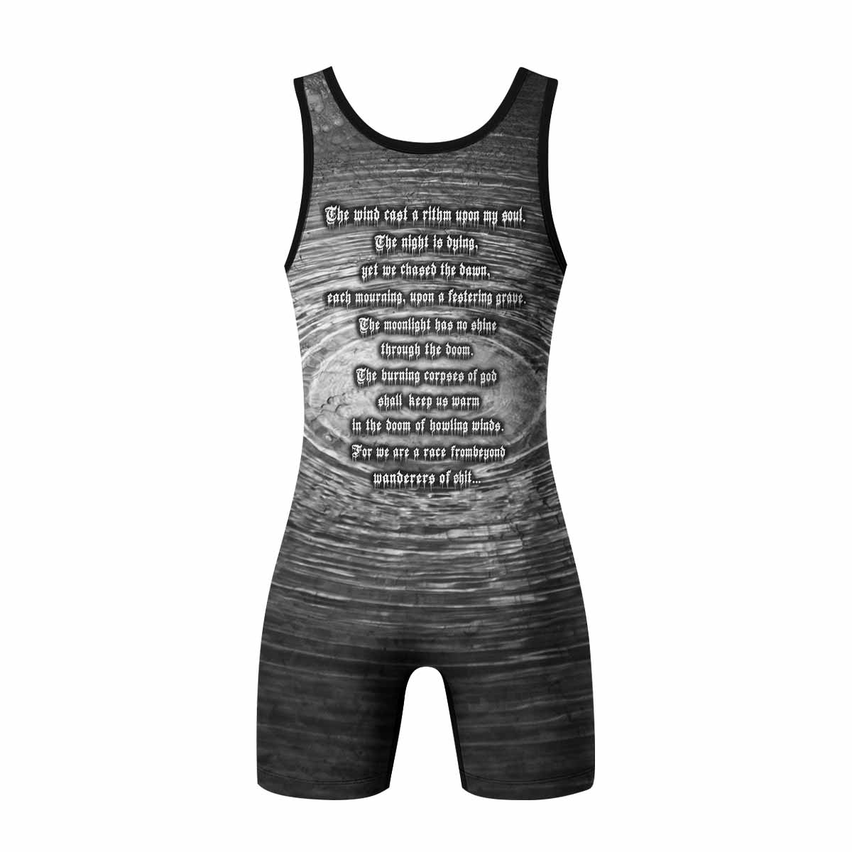 Xasthur Nocturnal Poisoning Wrestling Singlet - back view mockup