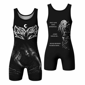 Leviathan Fucking Your Ghost In Chains of Ice Wrestling Singlet - front and back view