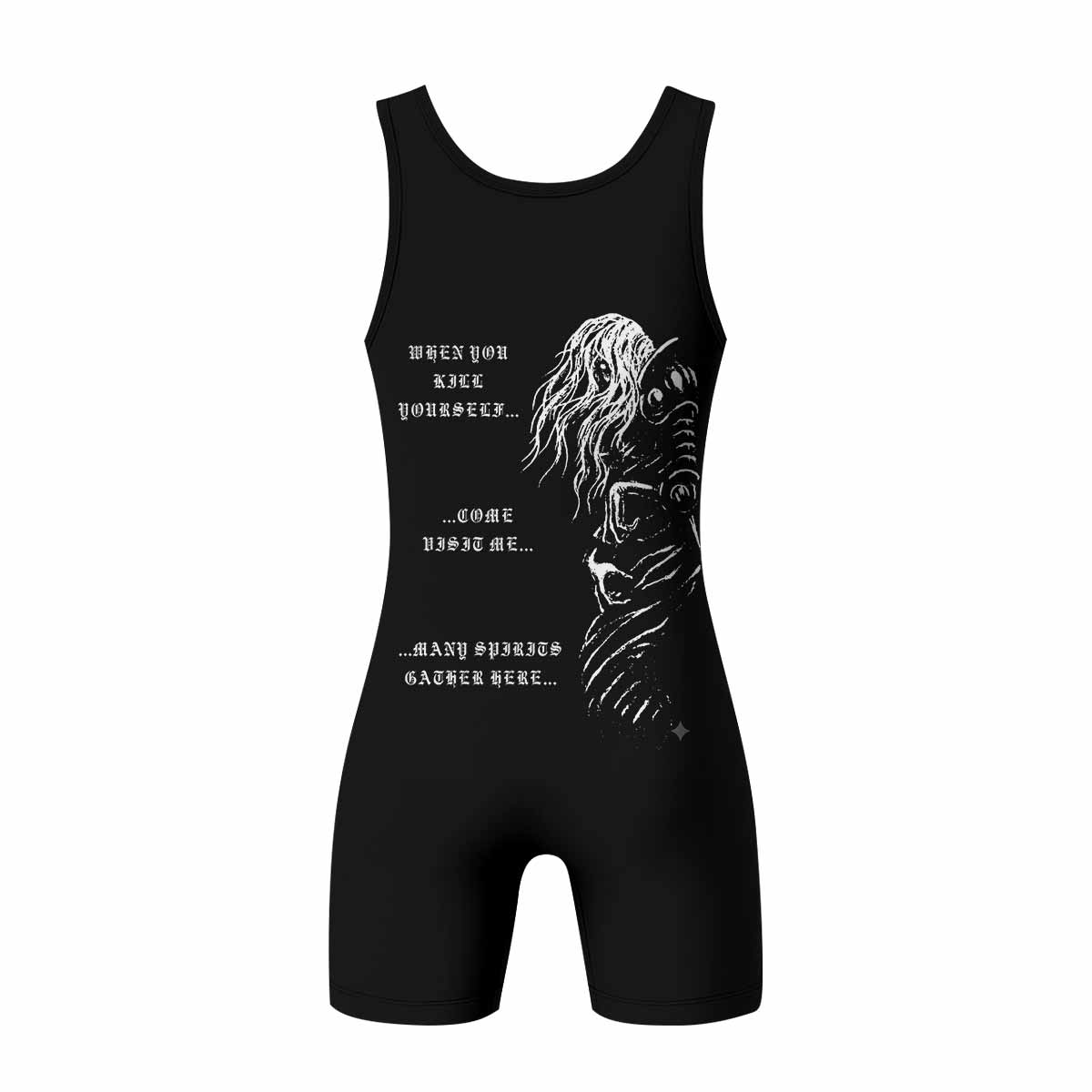 Leviathan Fucking Your Ghost In Chains of Ice Wrestling Singlet - back view mockup