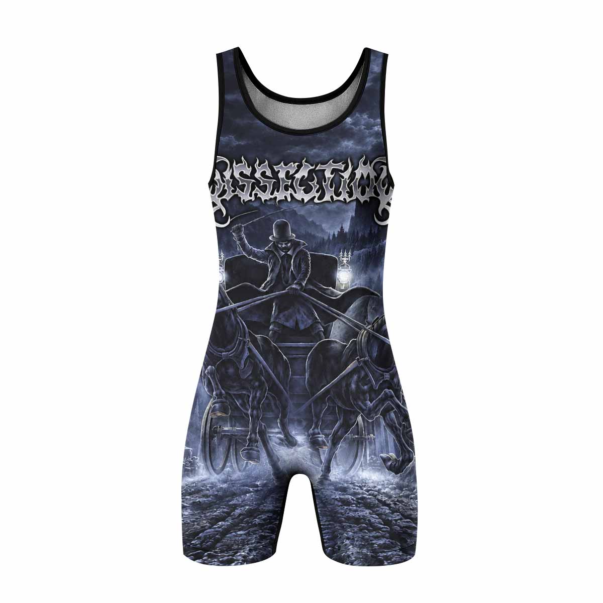 Dissection The Somberlain Wrestling Singlet - front view mockup