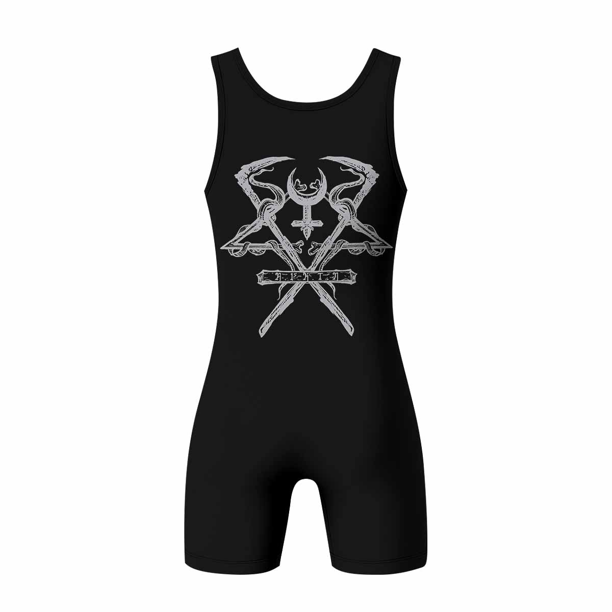 Lorna Shore And I Return To Nothingness Wrestling Singlet - back view mockup