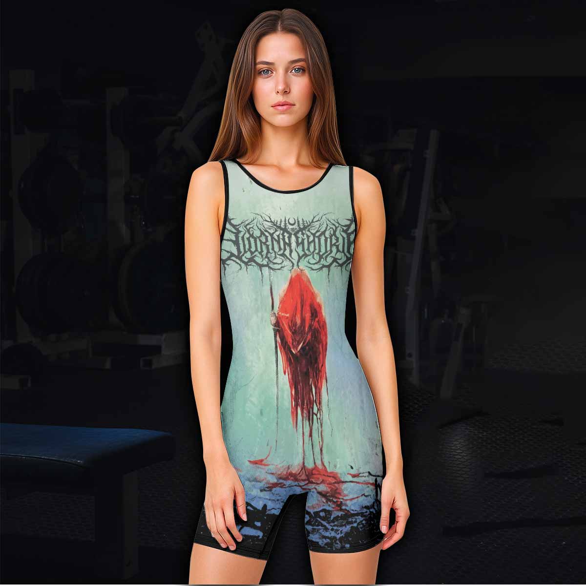 Lorna Shore And I Return To Nothingness Wrestling Singlet - women's lifestyle view