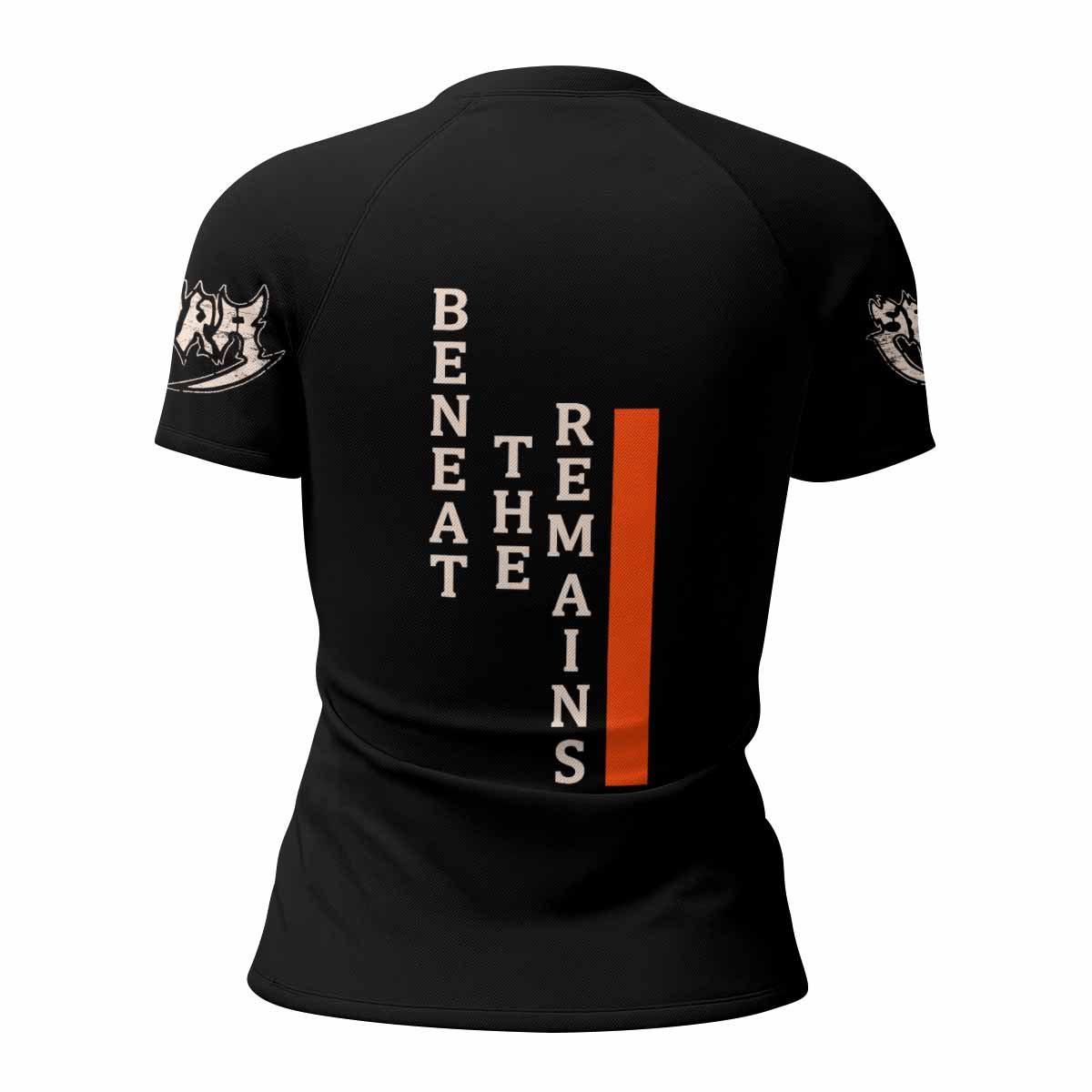 Beneath the Remains Sepultura Women's Rash Guard Short Sleeve - back view mockup
