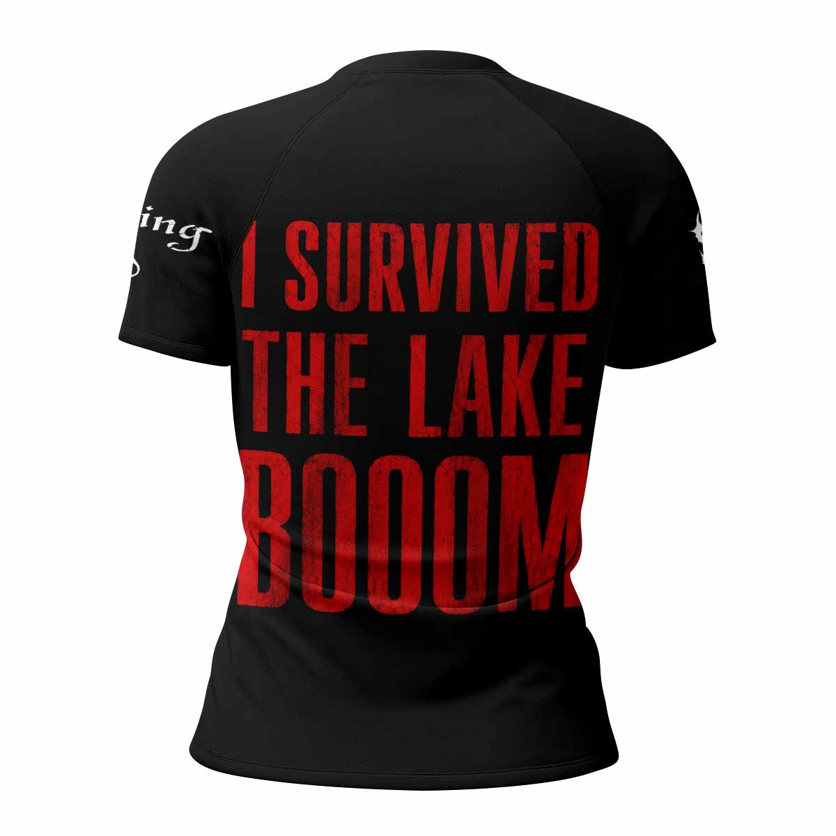 Children of Bodom Something Wild Women's Rash Guard Short Sleeve - back view mockup