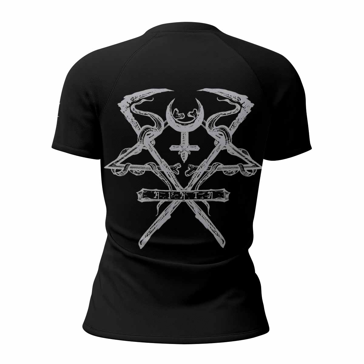 Lorna Shore And I Return To Nothingness Women's Rash Guard Short Sleeve - back view mockup
