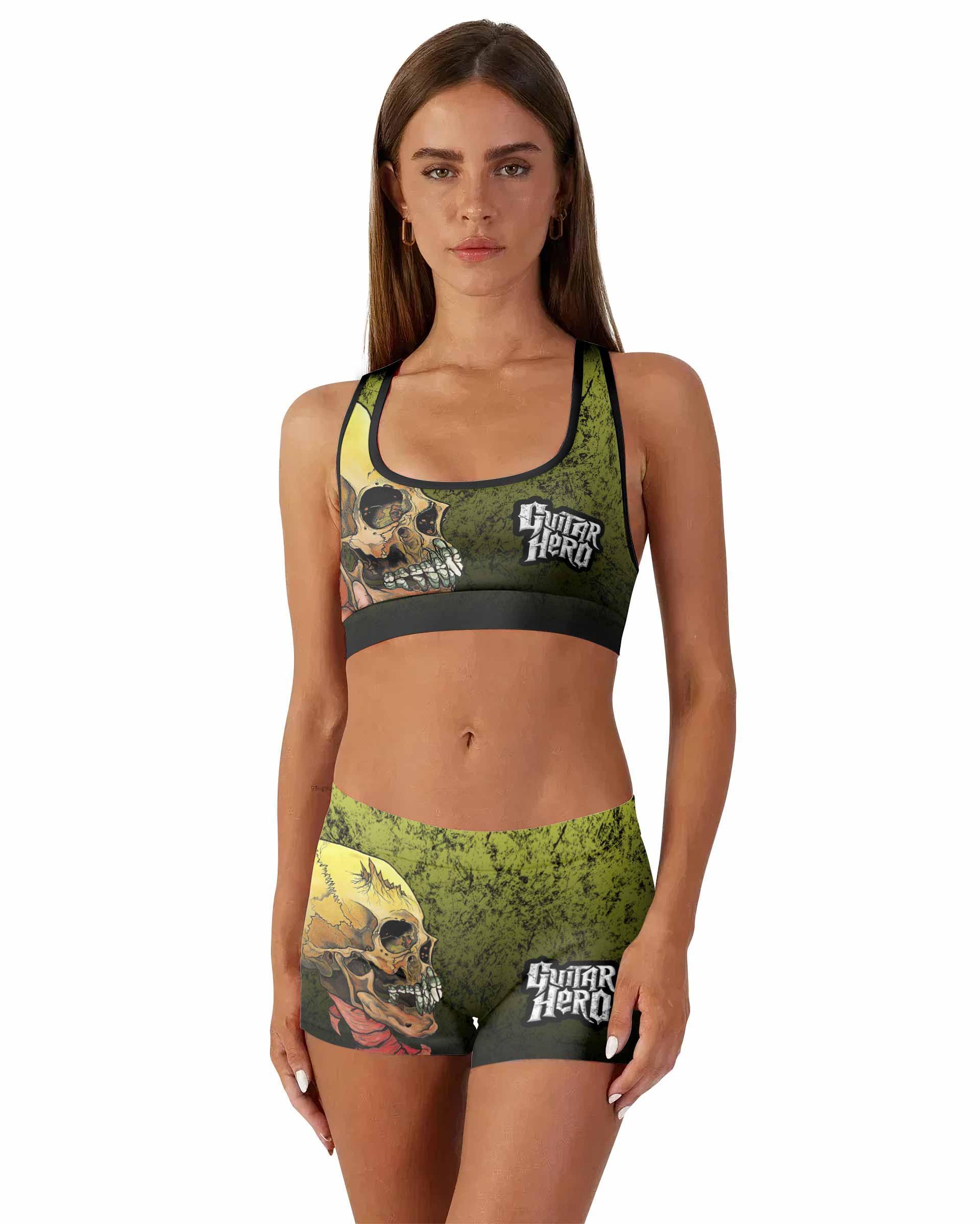 Guitar Hero Skull Women's Workout Set