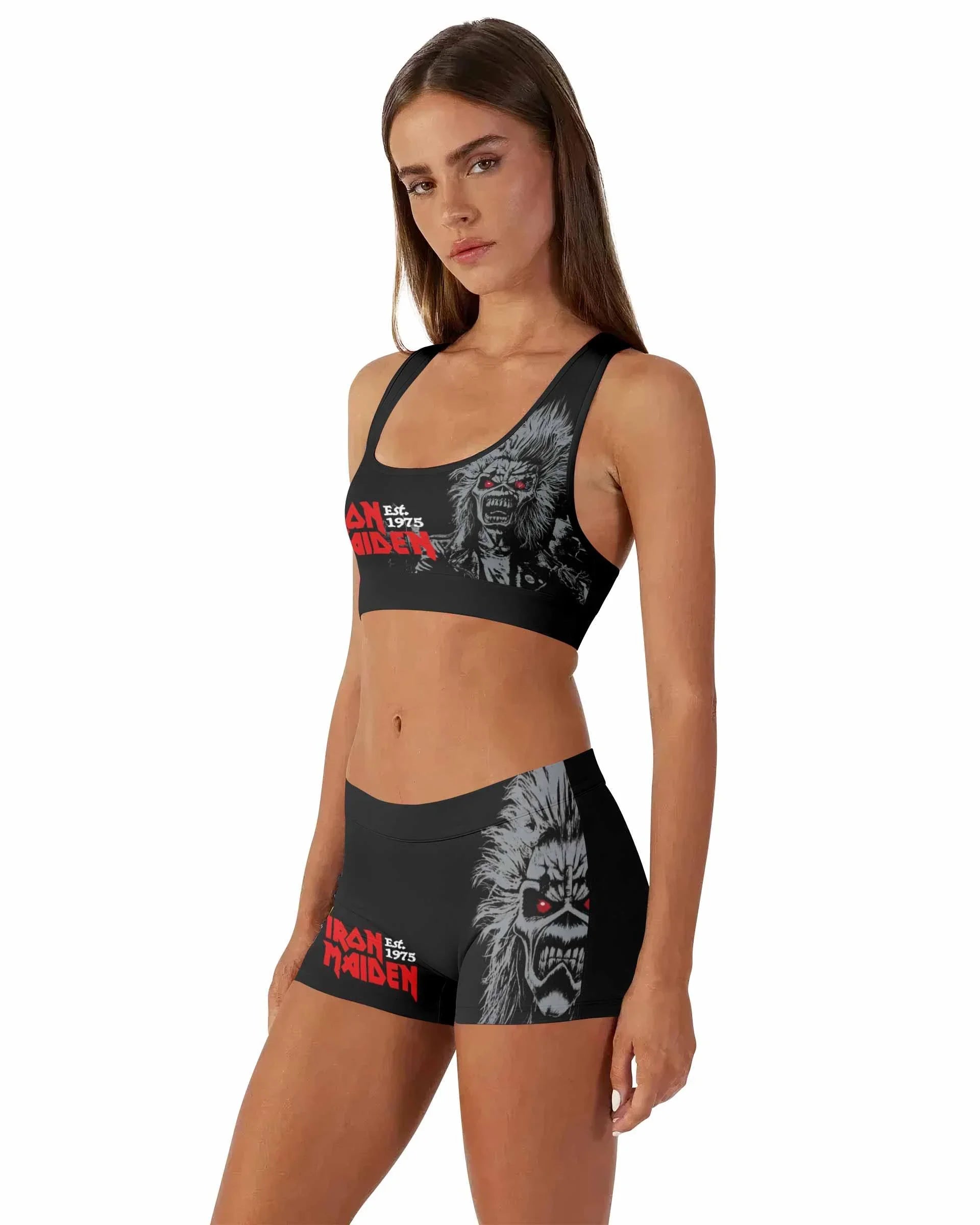 Iron Maiden Eddie the Head Women's Workout Set