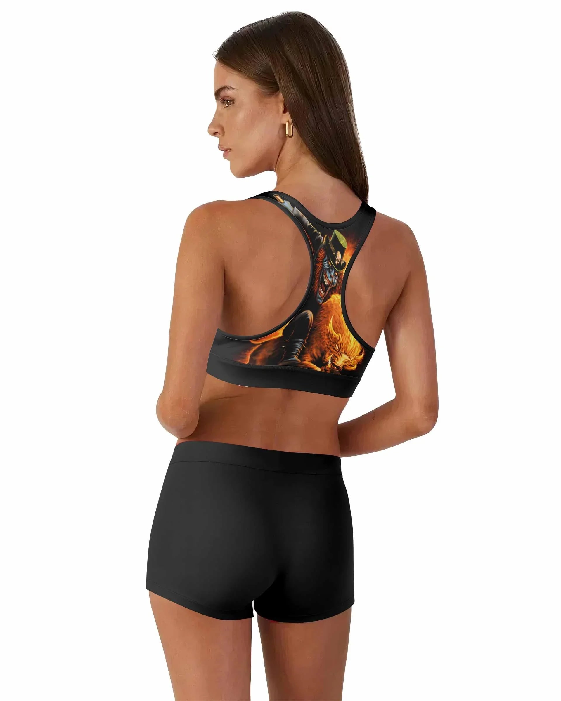 Slayer Hellfire Demon Women's Workout Set