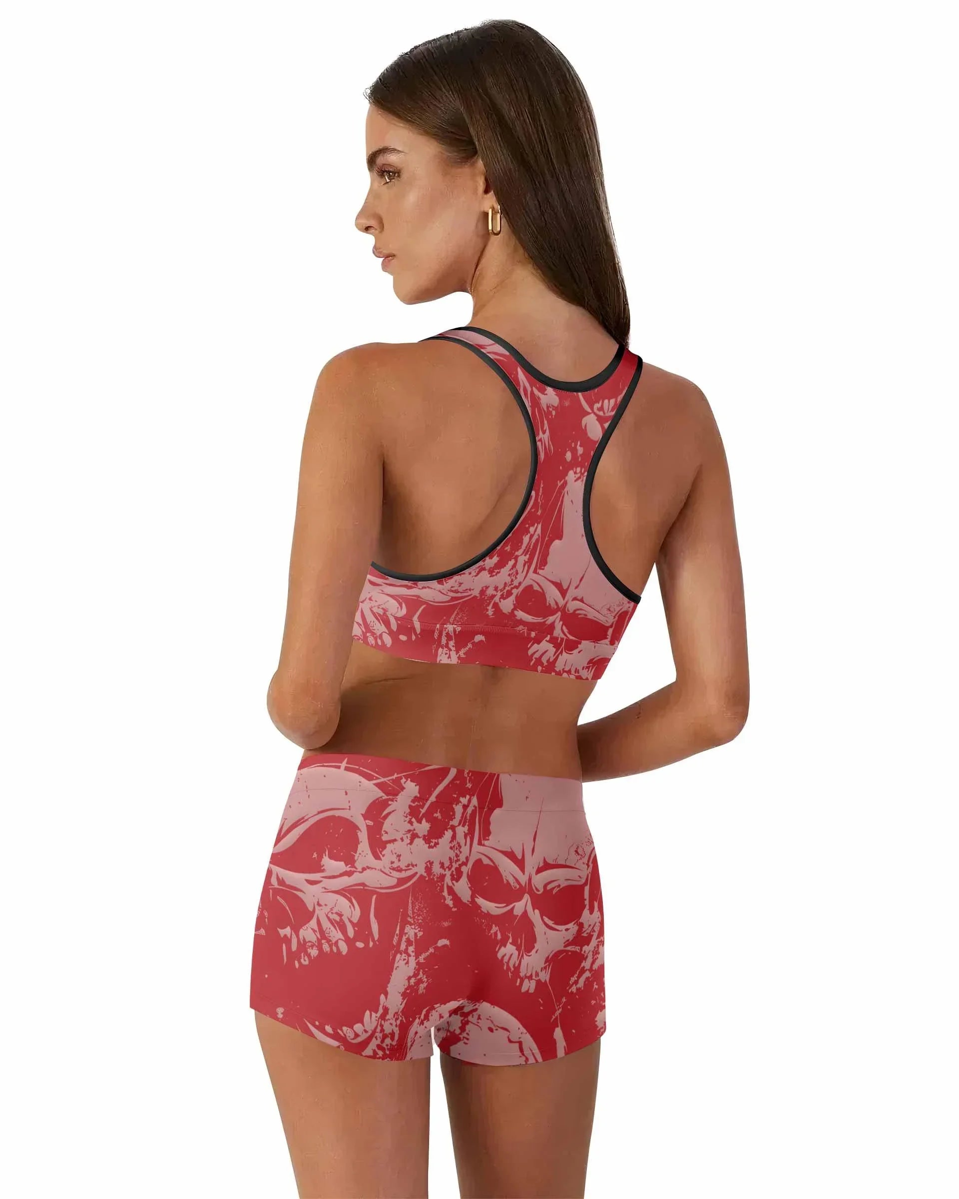 Reaper's Wrath Women's Workout Set - back lifestyle view