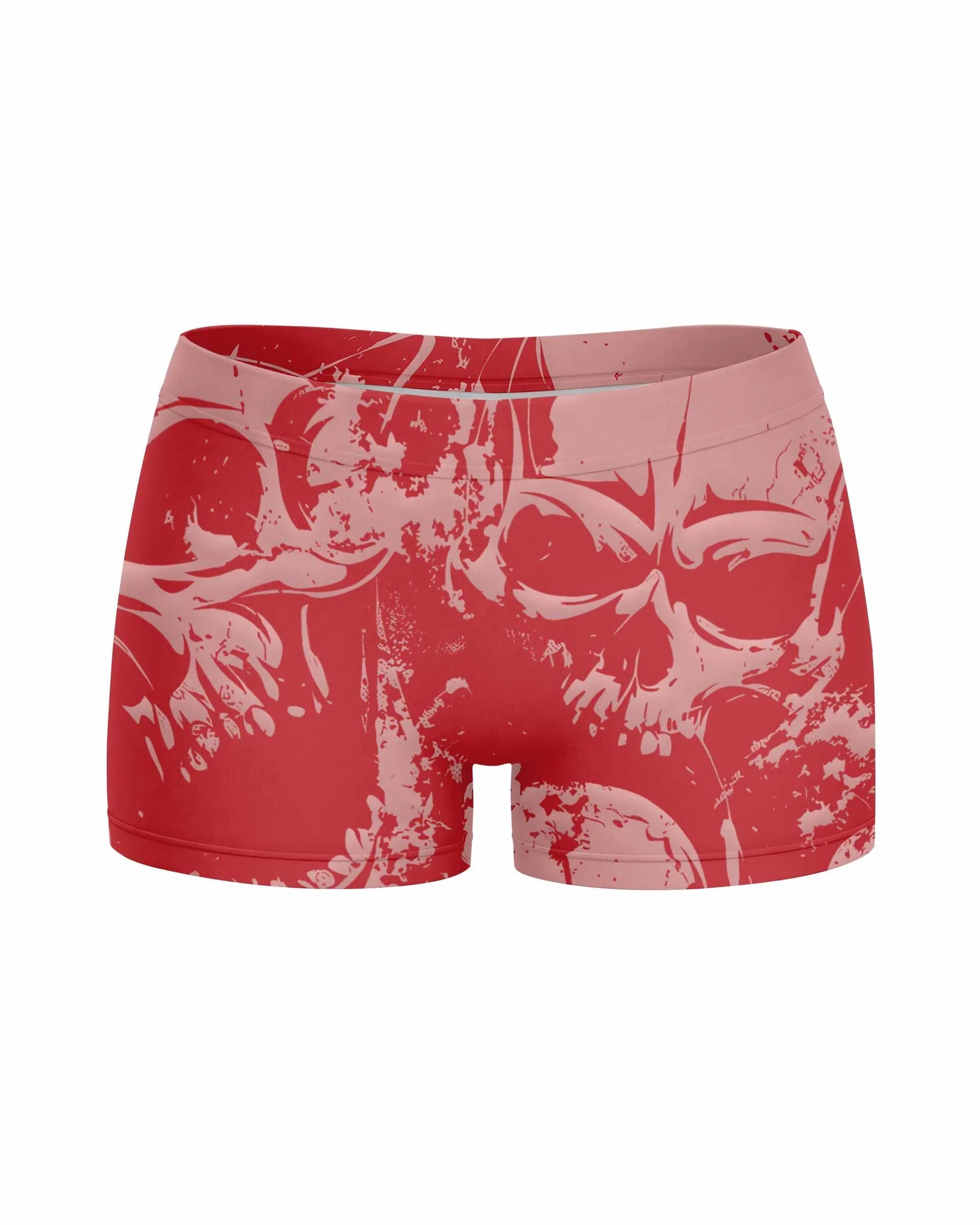 Reaper's Wrath Women's Yoga Shorts - front view mockup
