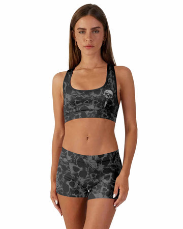 Pierced by Shadows Women's Workout Set - front lifestyle view