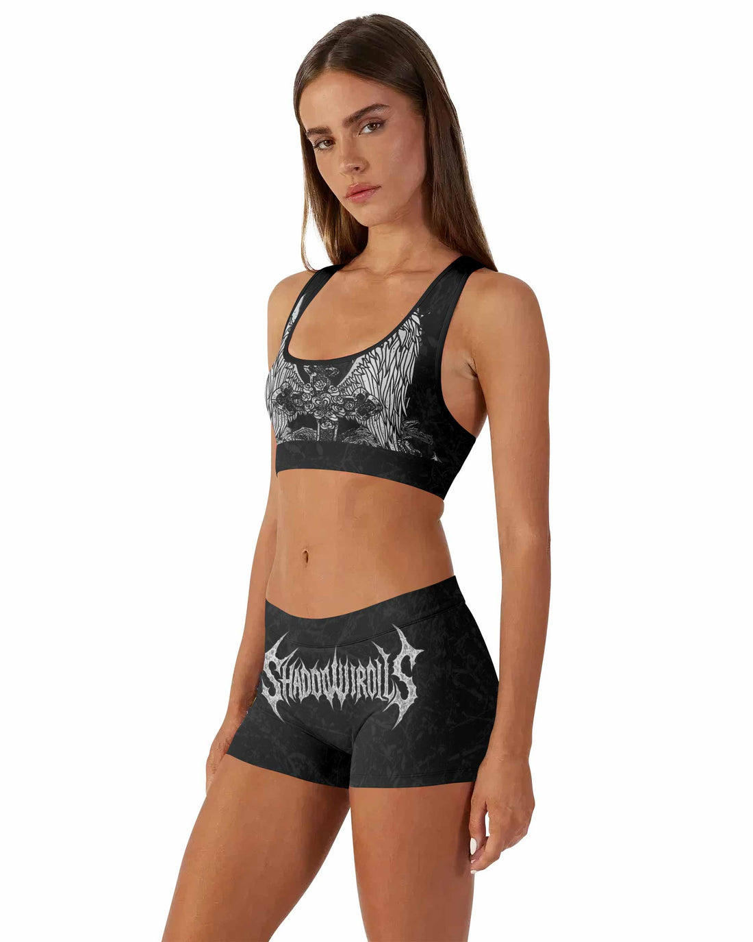 Bones of Grace Women's Workout Set - front lifestyle view