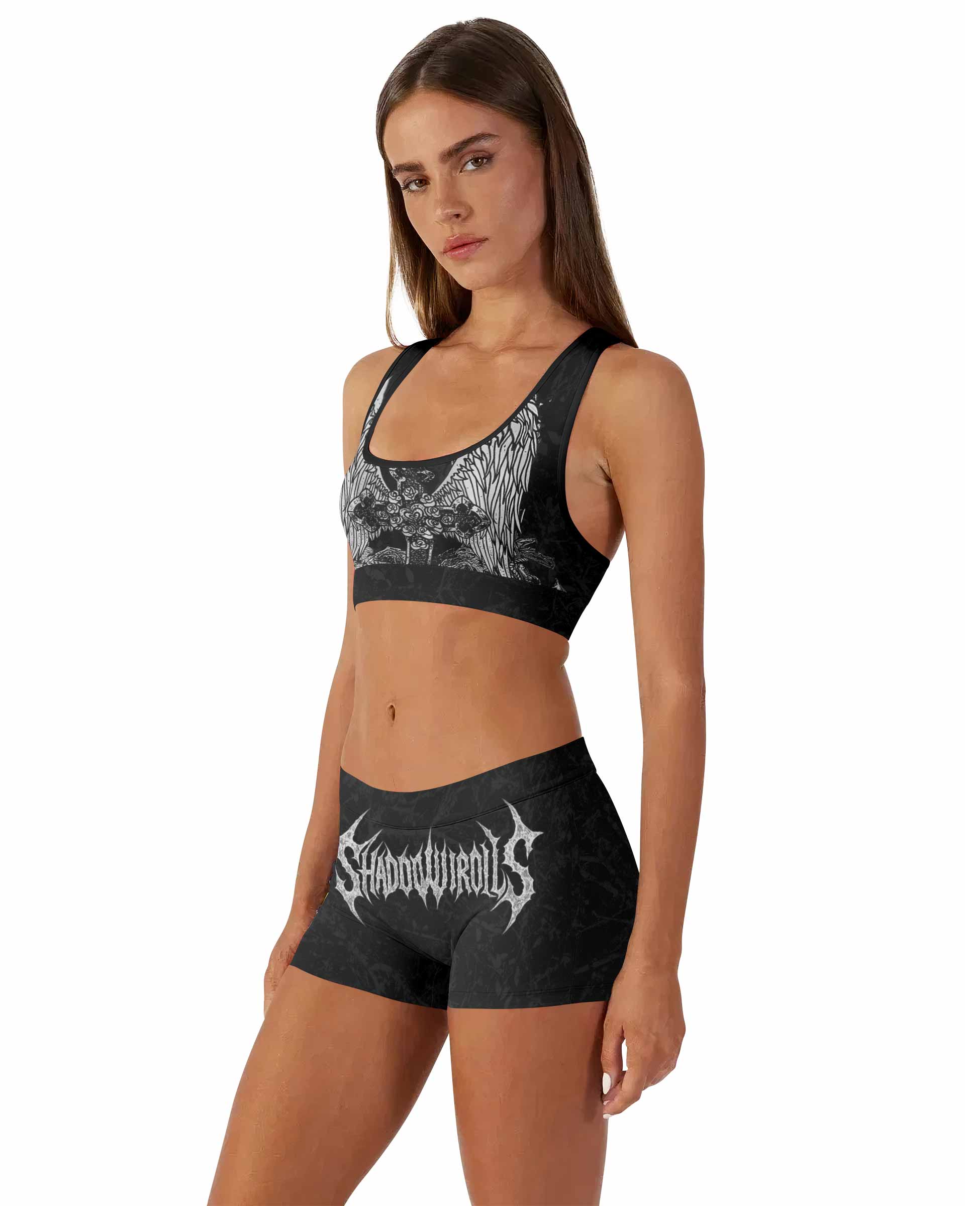 Bones of Grace Women's Workout Set - side lifestyle view