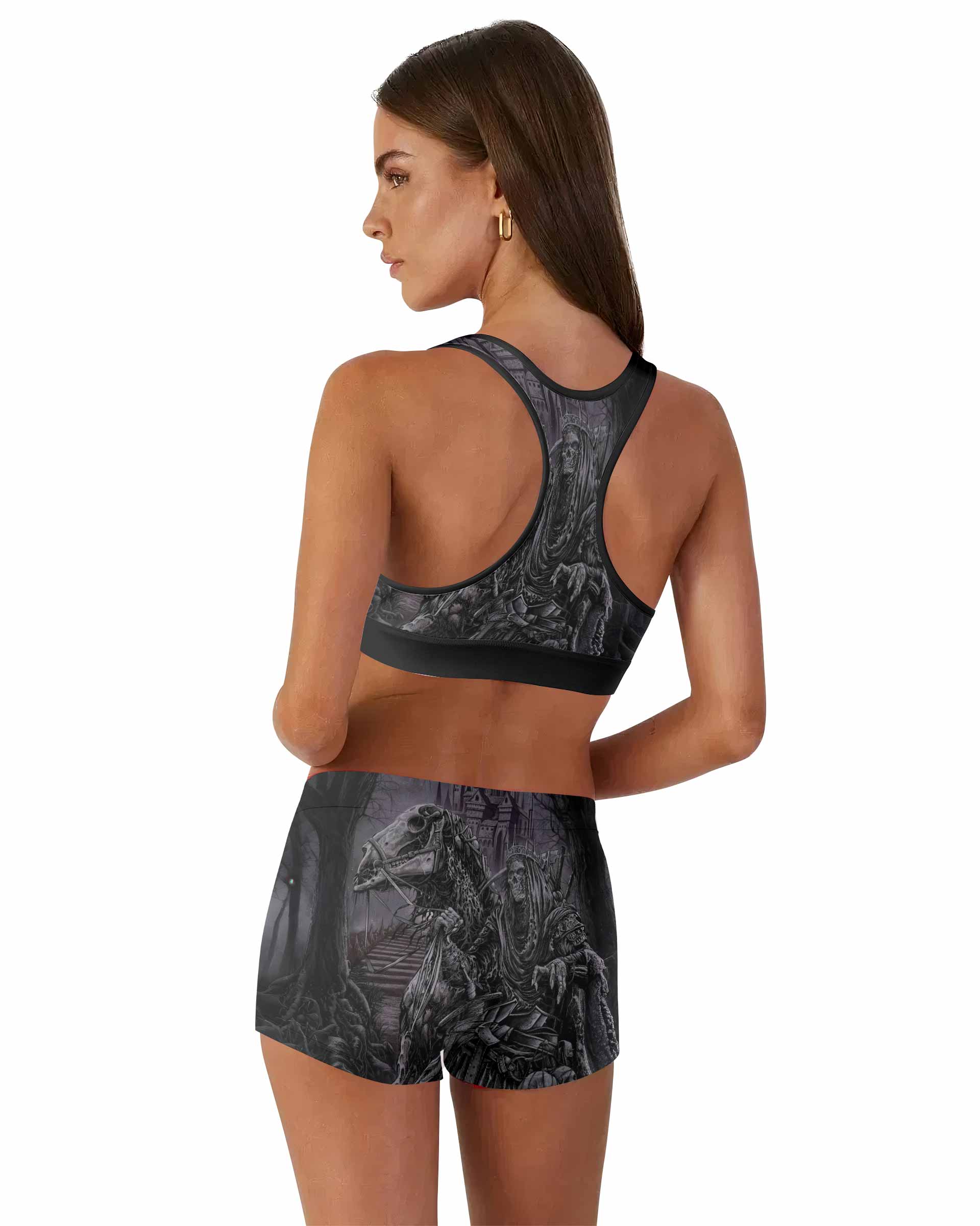 Reaper's Dominion Women's Workout Set - back lifestyle view