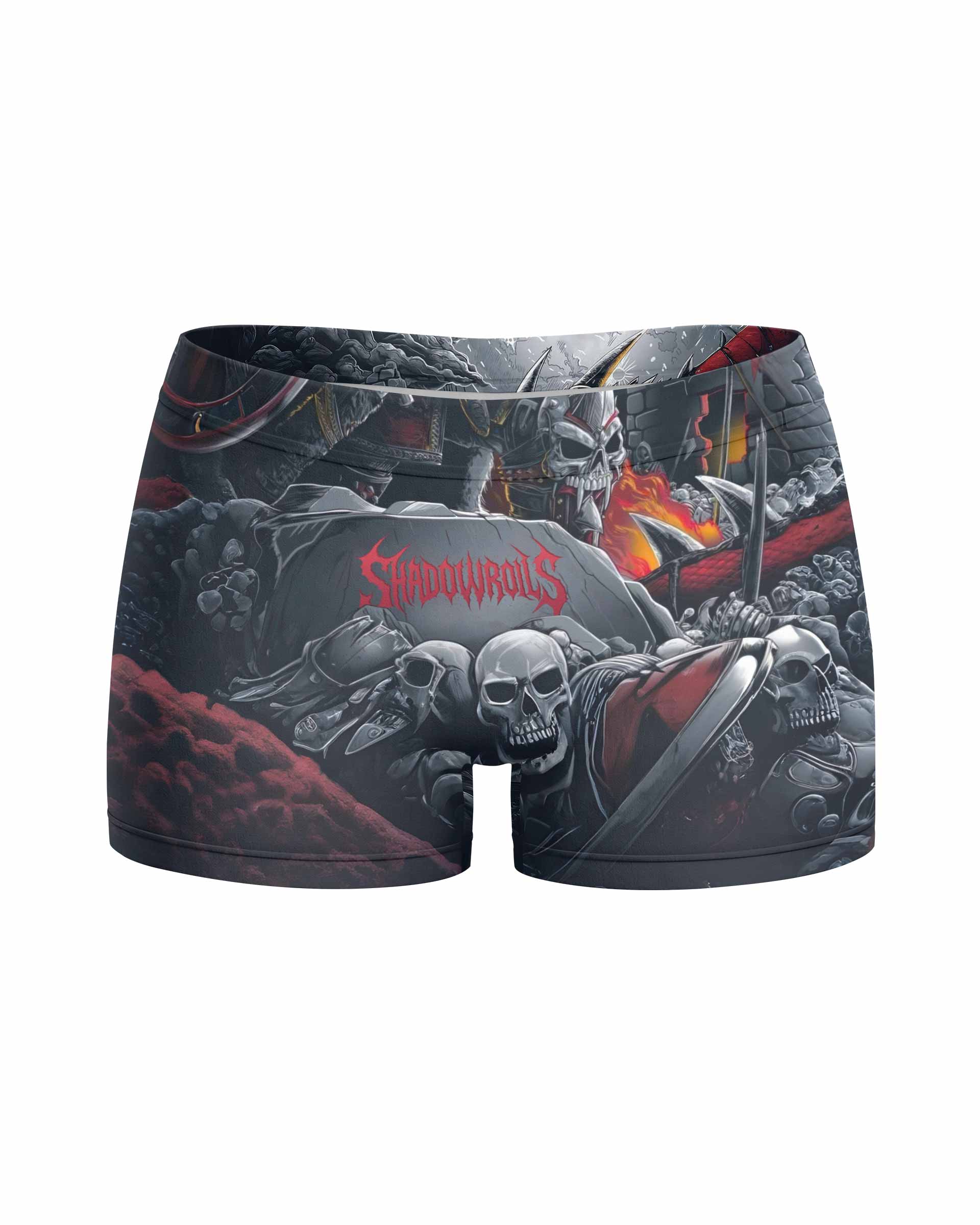 Wrath of the Undying Women's Yoga Shorts - front view mockup