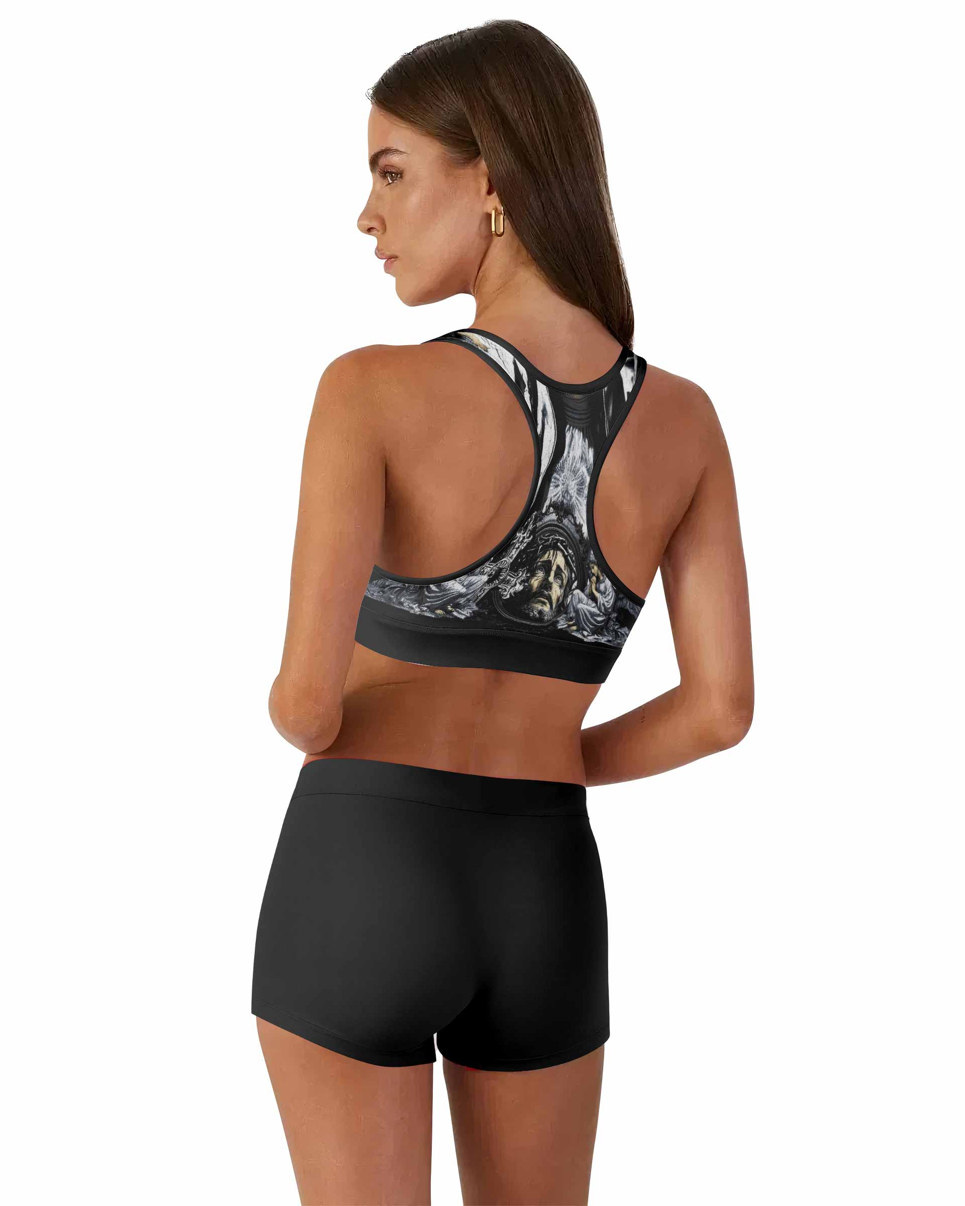 Blessed Saint Women's Workout Set - back lifestyle view