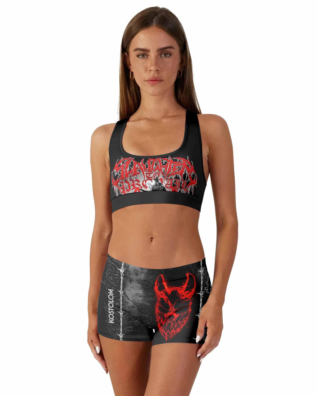 Kostolom Women's Workout Set - front lifestyle view