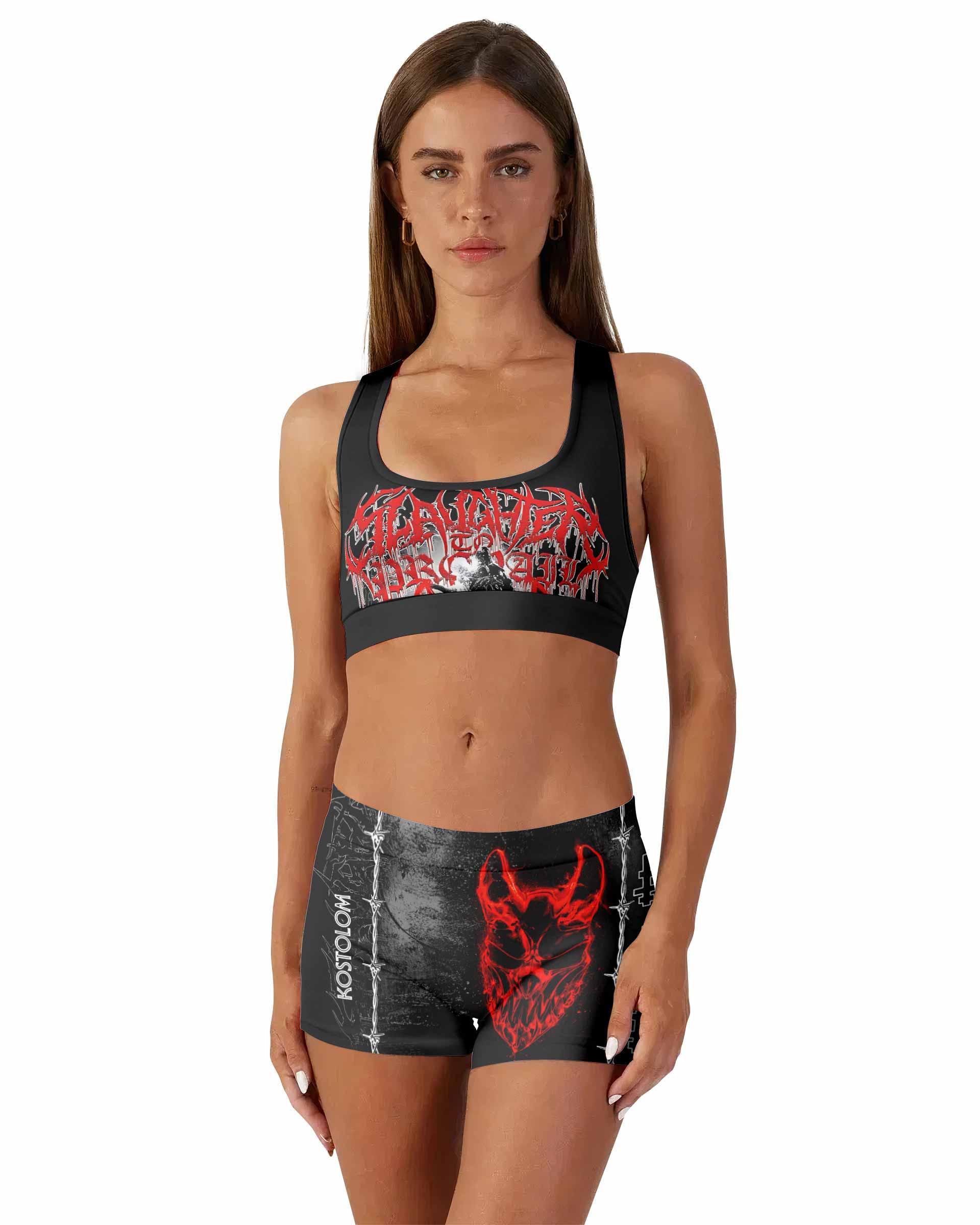 Kostolom Women's Workout Set - front lifestyle view