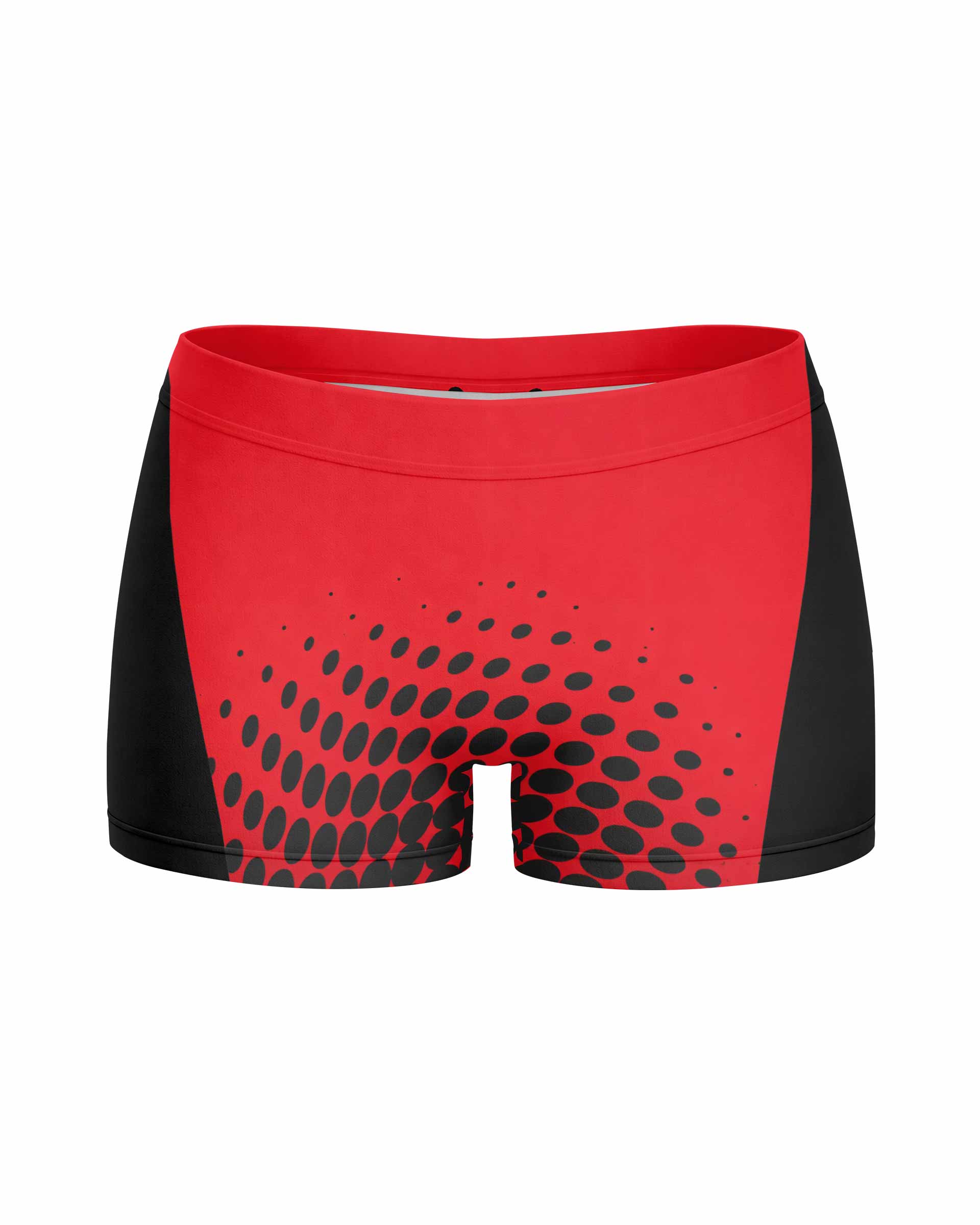 Five Finger Death Punch 5FDP Women's Yoga Shorts - front view mockup
