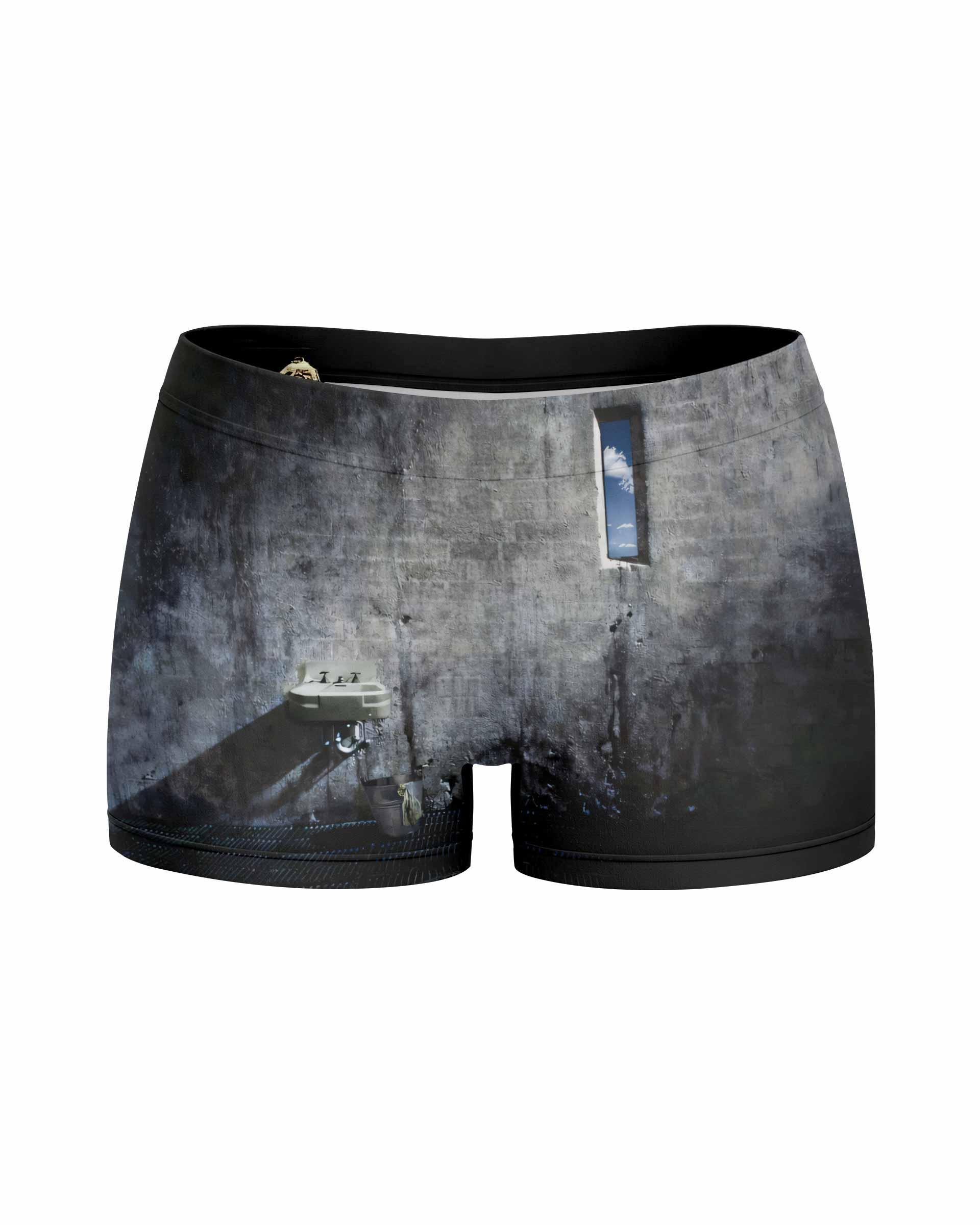 Megadeth Prison of Flesh Women's Yoga Shorts - front view mockup