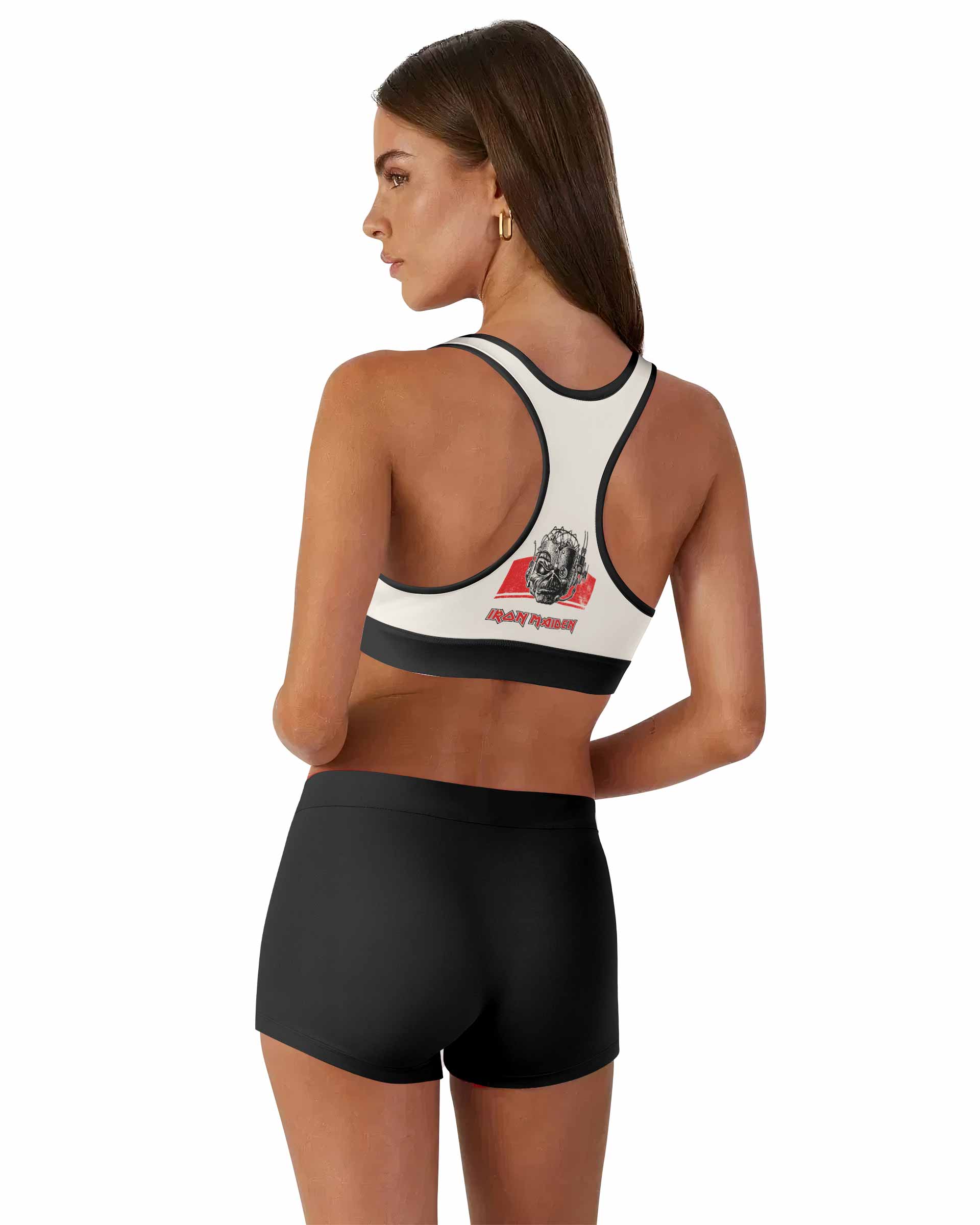 Iron Maiden Live After Death Women's Workout Set - back lifestyle view