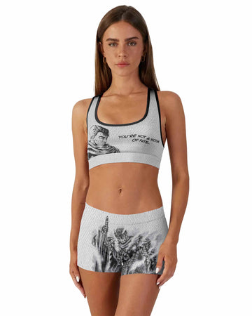 Berserk Metal Guts Women's Workout Set - front lifestyle view