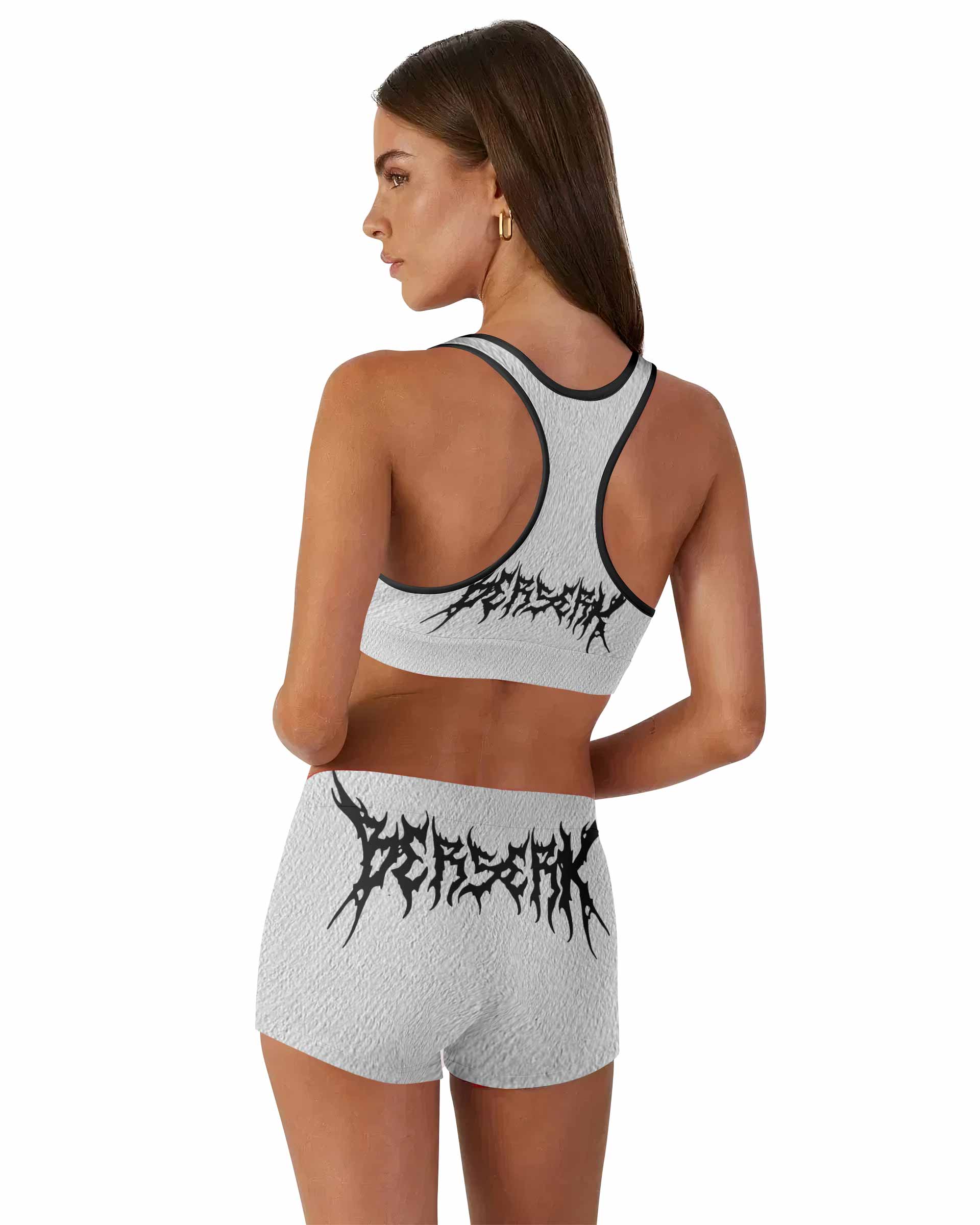 Berserk Metal Guts Women's Workout Set - back lifestyle view