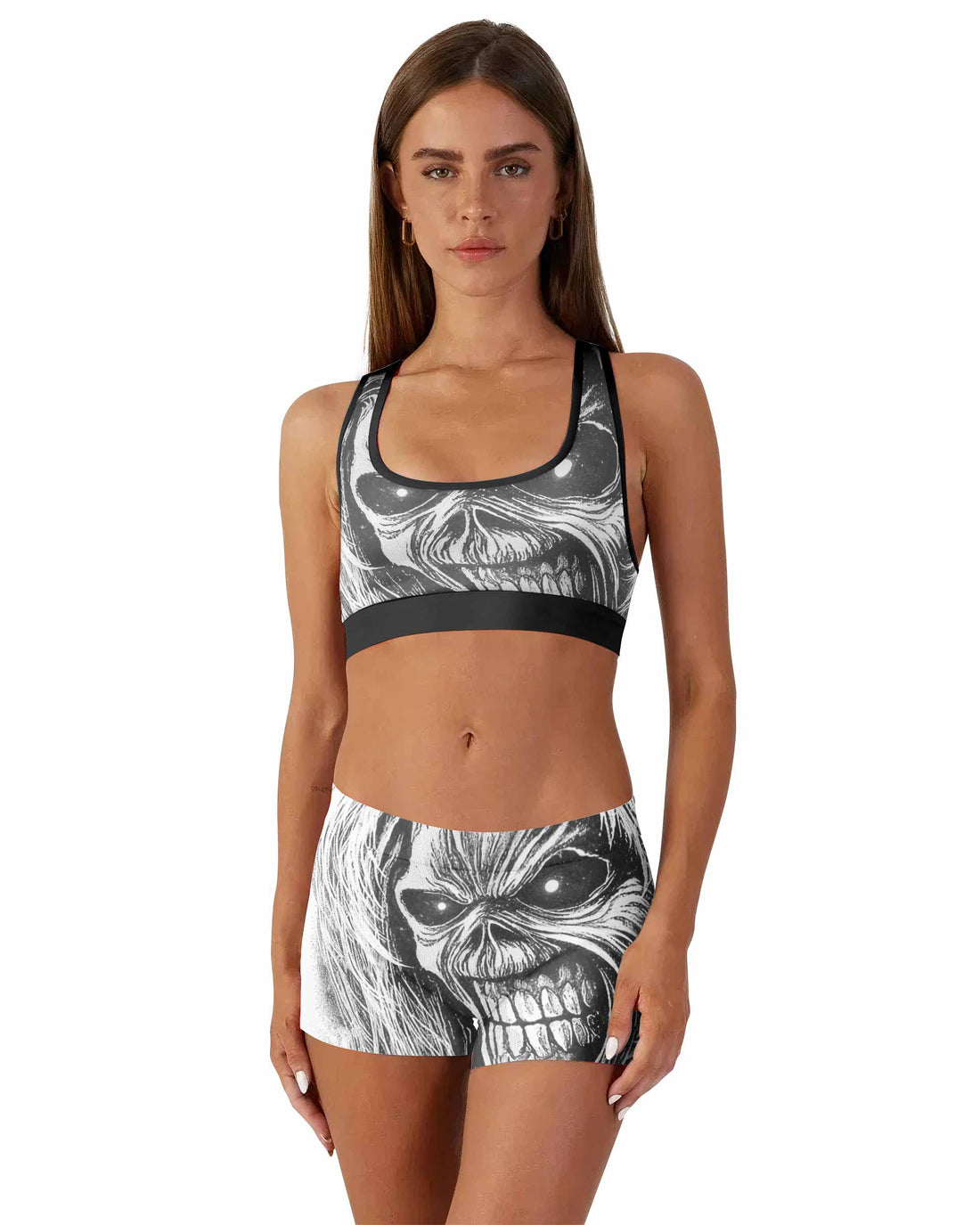 Iron Maiden Killers Women's Workout Set - front lifestyle view