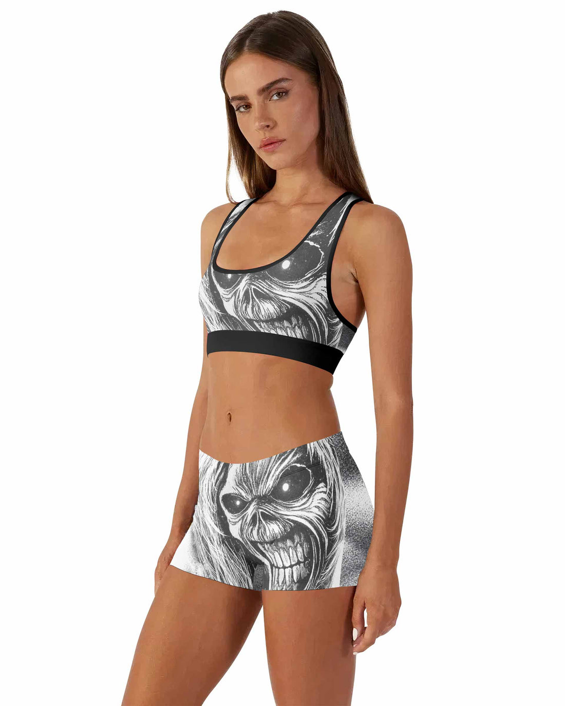Iron Maiden Killers Women's Workout Set - front lifestyle view