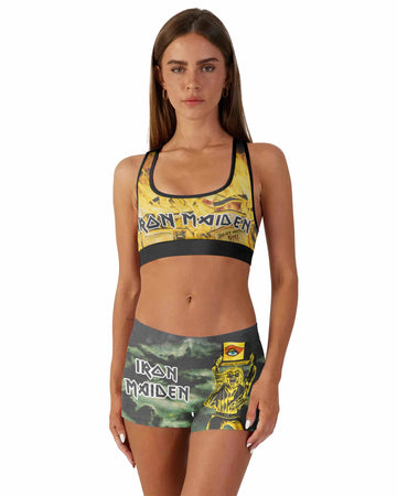 Iron Maiden Holy Smoke Women's Workout Set - front lifestyle view