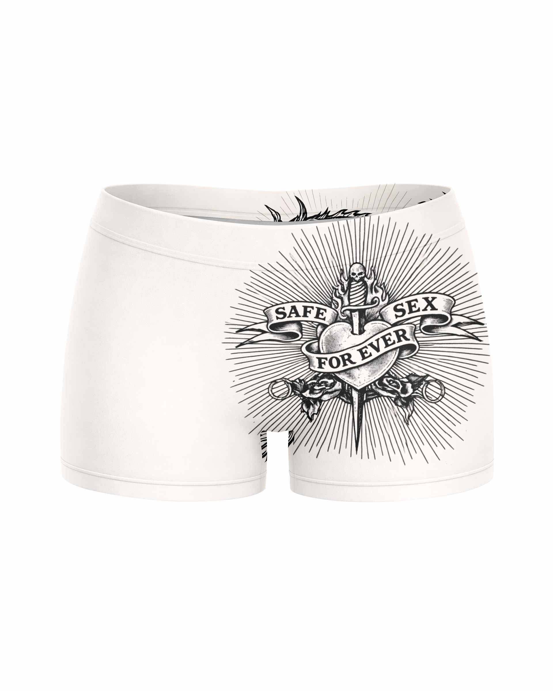 Dragon Tattoo Women's Yoga Shorts - front view mockup