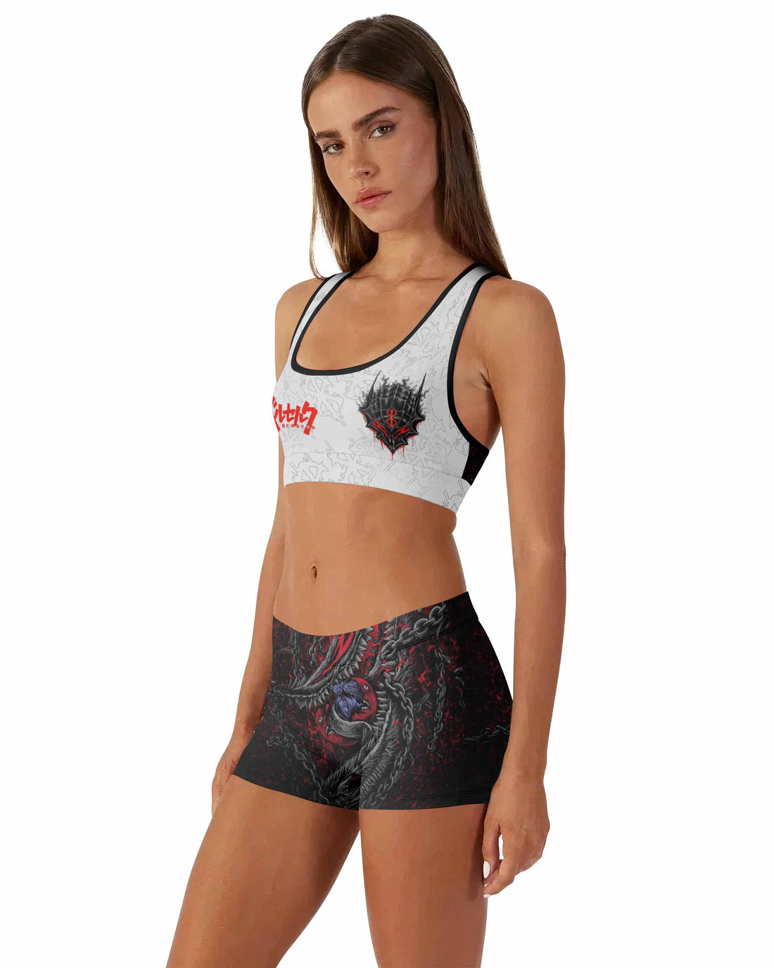 Berserk Berserker Armor Women's Workout Set - front lifestyle view