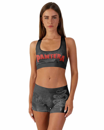 Pantera The Great Southern Trendkill Women's Workout Set - front lifestyle view