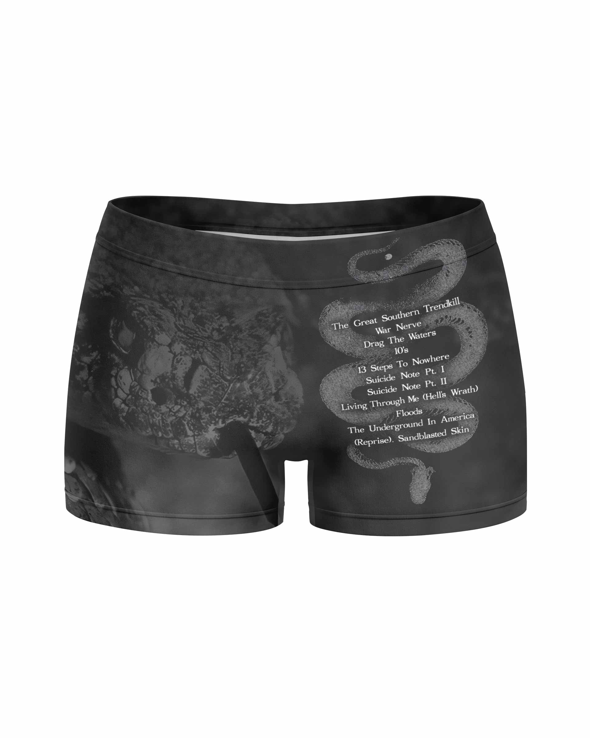 Pantera The Great Southern Trendkill Women's Yoga Shorts - front view mockup