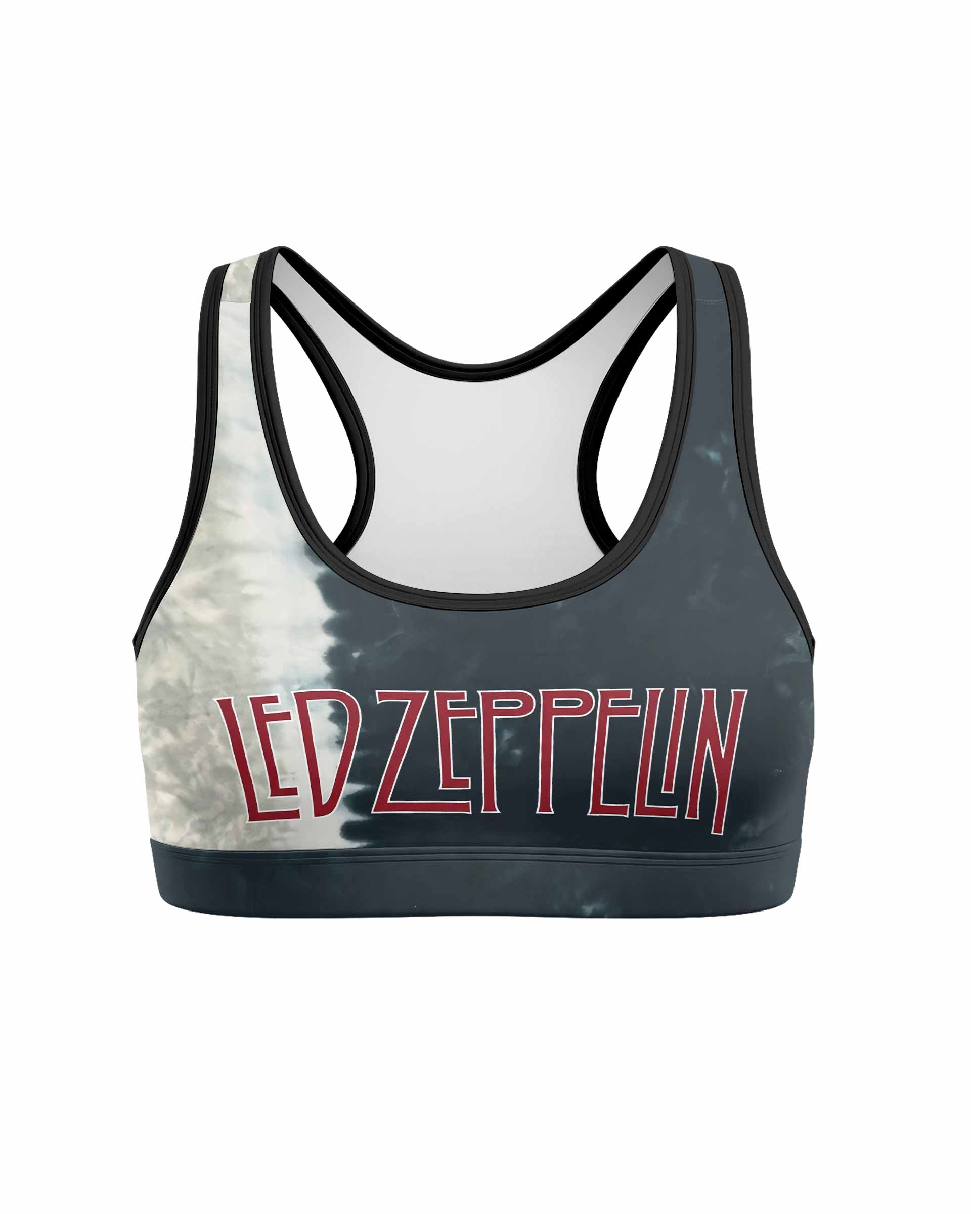Led Zeppelin The Hermit Women's Padded Sports Bra - front view mockup