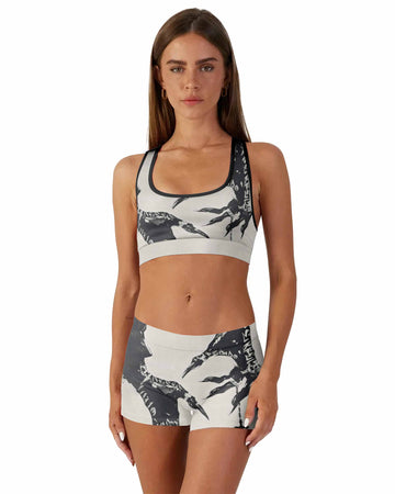 Monster Claw with Cross Women's Workout Set - front lifestyle view
